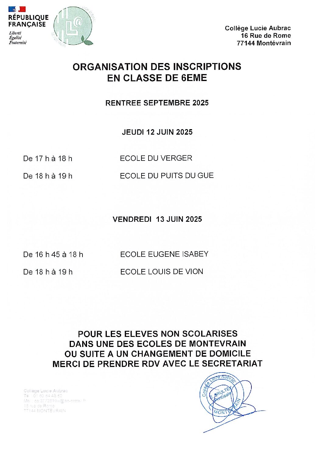 Collège Lucie Aubrac